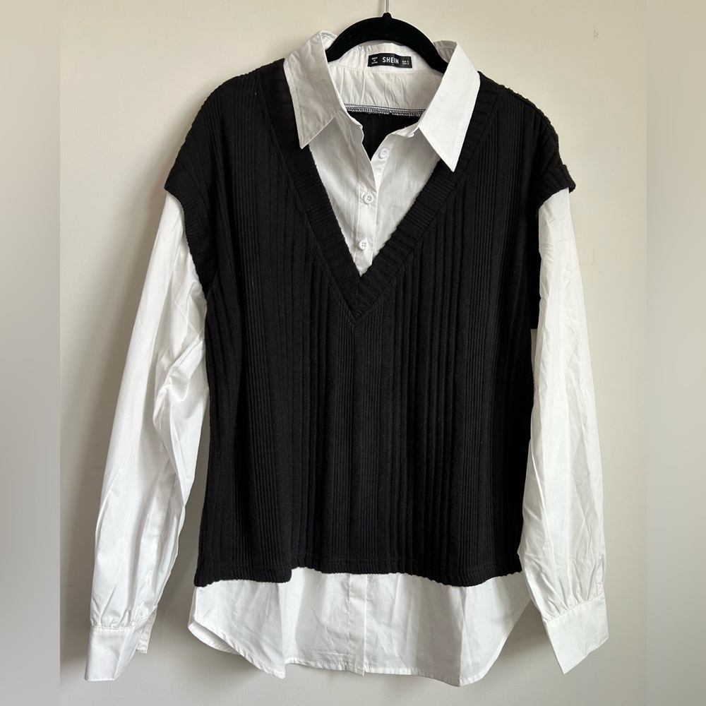 NWOT Sweater/Shirt Combo
